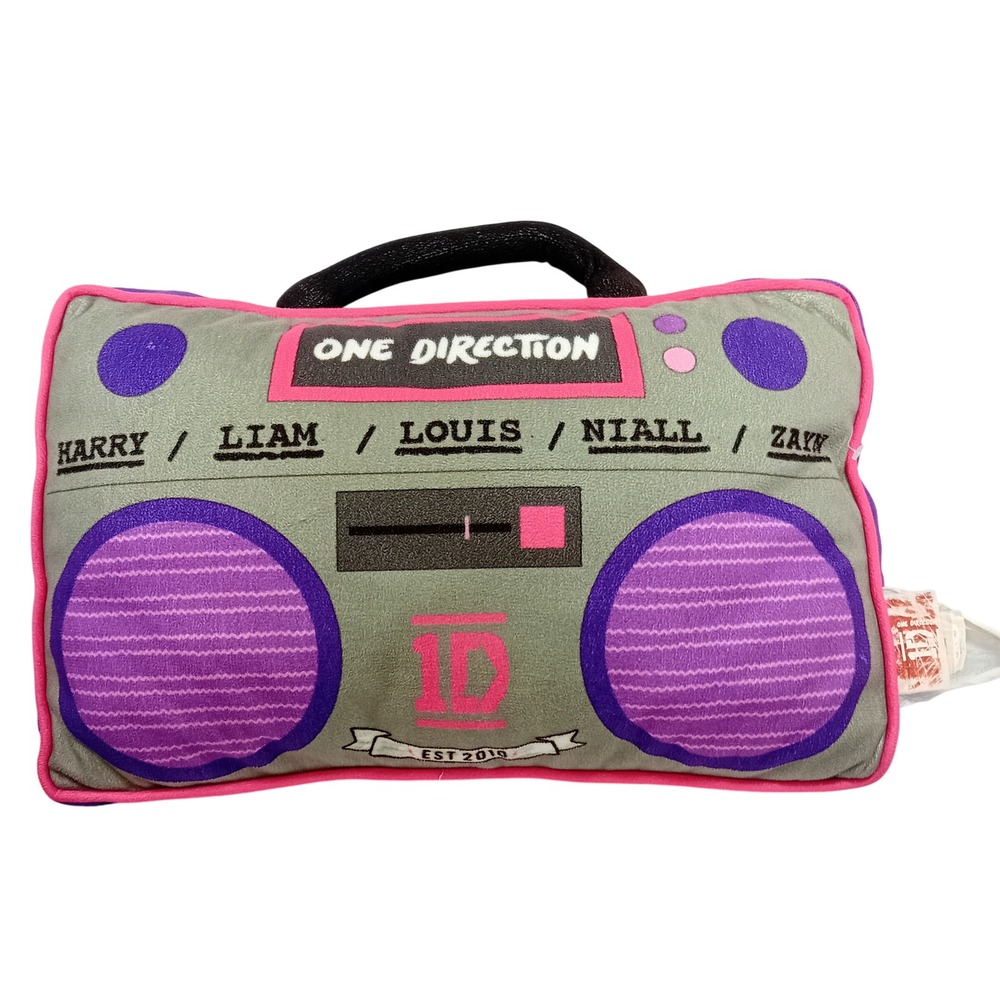 RARE One Direction Plushie Boombox Pillow Kidcore Niall Louis Harry Liam Zayn - Picture 2 of 16